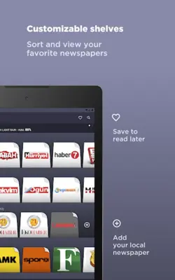 Turkish Newspapers android App screenshot 1
