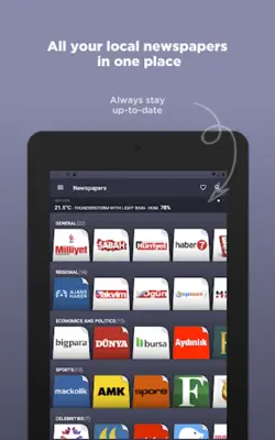 Turkish Newspapers android App screenshot 5